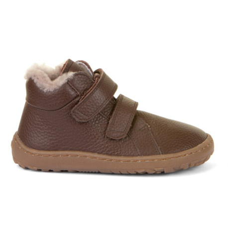 FRODDO KOTNÍČKOVÉ Zimní Brown | Dětské zimní zateplené barefoot boty