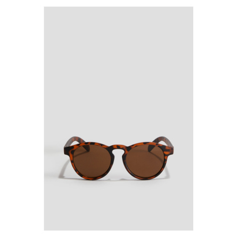H & M - Oválné sluneční brýle - béžová H&M