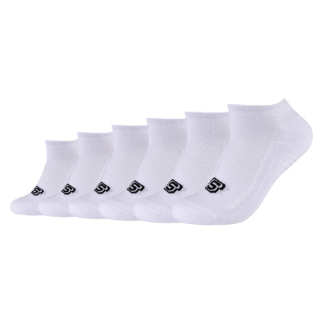 Skechers 2PPK Basic Cushioned Sneaker Socks Bílá