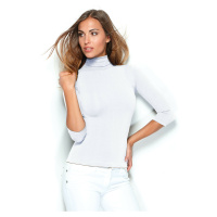 Dámské triko bezešvé T-shirt Madison Lupetto manica 3/4 bílé - Intimidea