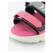 Šedo-růžové holčičí sandály NAX Nesso
