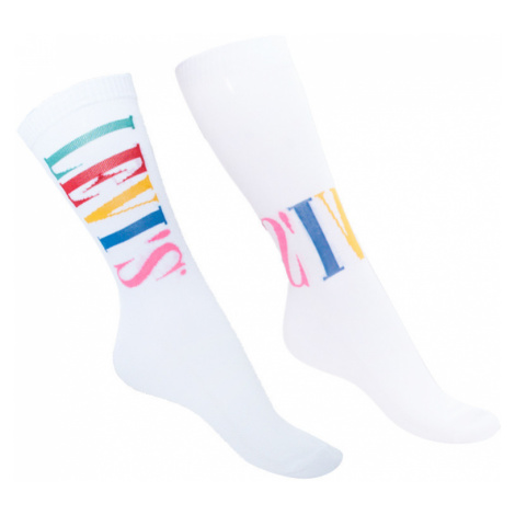 2PACK ponožky Levis bílé (903029001 011) M