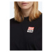 Bavlněné tričko Wood Wood Steffi T-Shirt x Fila černá barva, 688376.A296-BLACK