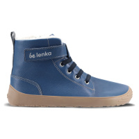 Dětské zimní barefoot boty Be Lenka Winter Kids - Ocean Blue