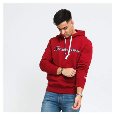 Champion Heavy Combed Organic Cotton Hoodie Red