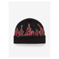 Černá klučičí čepice VANS UP IN FLAMES BEANIE