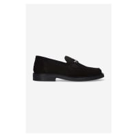 Semišové mokasíny Filling Pieces Loafer Suede černá barva, na plochém podpatku, 44222791861