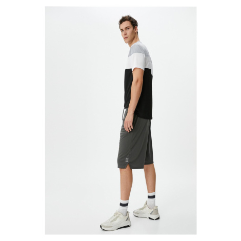 Koton Sports Shorts Long Waist Laced Pocket Detailed