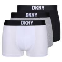 DKNY NEW YORK Pánské boxerky, bílá, velikost