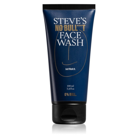 Steve's No Bull***t Face Wash čisticí gel na obličej pro muže 100 ml