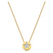 Hot Diamonds Pozlacený náhrdelník s diamantem a topazy Jac Jossa Soul DP919(řetízek, přívěsek)