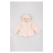 Dětský kabát zippy růžová barva
