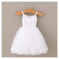 Dívčí šaty s jednoduchým topem a týlovou sukni