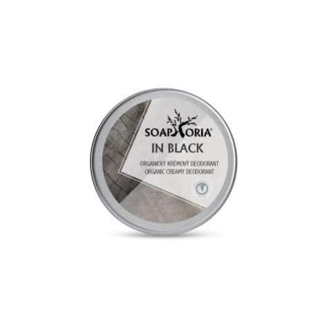 In black - organický krémový deodorant Soaphoria