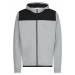 Calvin Klein Mikina s kapucí 'Technical' světle šedá / černá