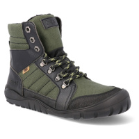 Barefoot zimní boty Koel - Mica Vegan Tex Khaki zelené