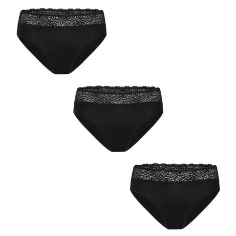 3PACK Menstruační kalhotky Modibodi Sensual Hi-Waist Bikini Moderate-Heavy (MODI5011)