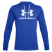 Under Armour pánská mikina SPORTSTYLE TERRY LOGO HOODIE-BLU s logem