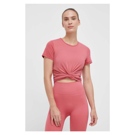 Tréninkové tričko Casall růžová barva