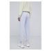 Kalhoty New Balance WP13555SIY dámské, fialová barva, hladké