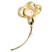 JwL Luxury Pearls Pozlacená brož květ s pravou perlou JL0511