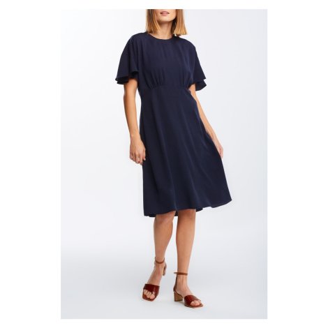 ŠATY GANT D1. TWILL KNEE DRESS modrá