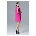 Společenské šaty M622 tmavě růžové - Figl