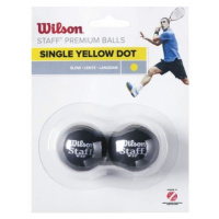 Wilson STAFF SQUASH 2 BALL YEL DOT Squashový míček, žlutá, velikost
