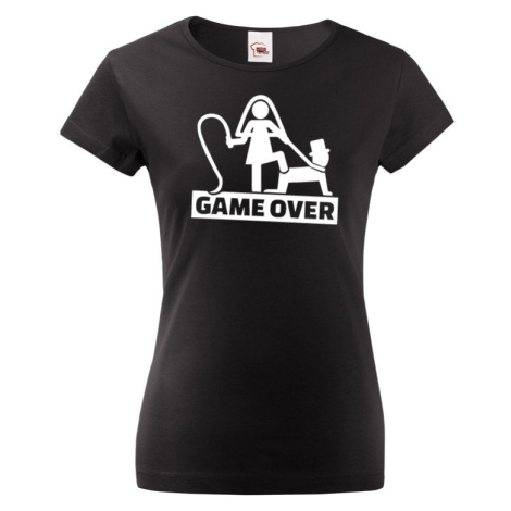 Dámské tričko na rozlučku Game Over 3 BezvaTriko
