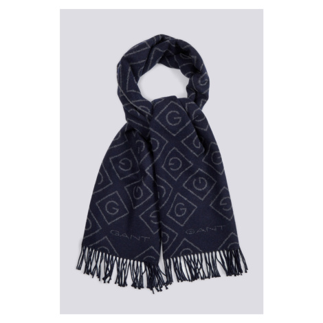 ŠÁLA GANT ICON G WOOL SCARF šedá