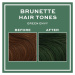 Revolution Haircare Tones For Brunettes tónovací balzám pro hnědé odstíny vlasů odstín Green Env