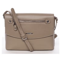 Menší módní crossbody kabelka khaki - David Jones Azalea