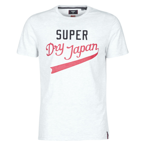 Superdry COLLEGIATE GRAPHIC TEE 185 Šedá