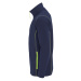 SOĽS Nova Men Pánská fleece mikina SL00586 Navy / Apple green