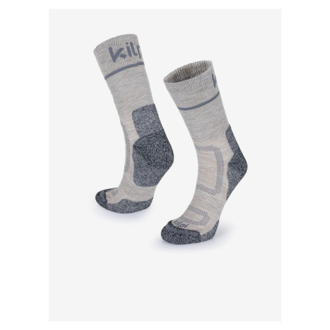 Světle šedé pánské portovní ponožky Kilpi STEYR