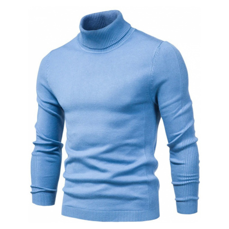 Pánský zimní rolák různých barev pletený pulovr pánský