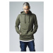 Loose Terry Long Hoody - olive