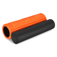 Spokey MIX ROLL fitness masážny valec 2v1, oranžovo-černý