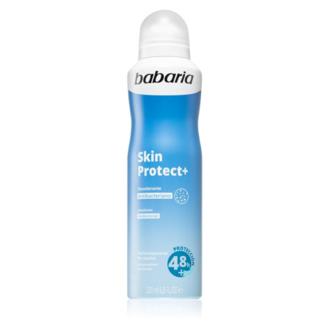 Babaria Deodorant Skin Protect+ deodorant ve spreji s antibakteriální přísadou 200 ml