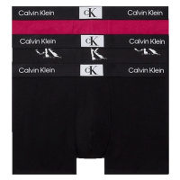 Pánské boxery Calvin Klein NB3528E 3 KUSY | černá