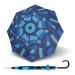 Doppler Carbonsteel Lang AC Euphoria - dámský holový vystřelovací deštník, geometrický / abstrak
