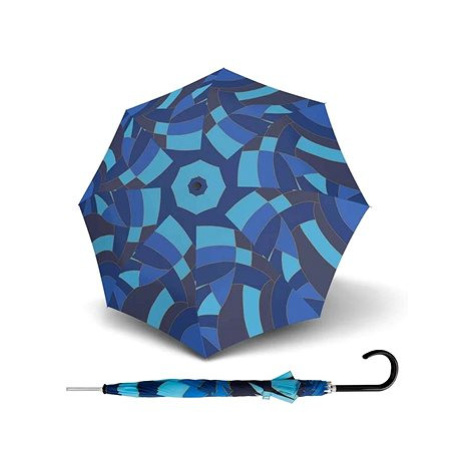 Doppler Carbonsteel Lang AC Euphoria - dámský holový vystřelovací deštník, geometrický / abstrak