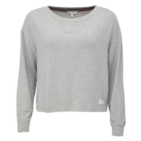 Tommy Hilfiger LS TOP BOAT NECK Dámské tričko, šedá, velikost
