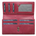 SEGALI Dámská kožená peněženka SG-27052 fucsia