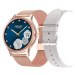 Dámské chytré hodinky SMARTWATCH PACIFIC 18-1 - NÁRAMEK + PASEK: Rosegold (sy015a)