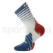 UYN Runner's Five Socks M S100318W632 - white/blue poseidon/red /41