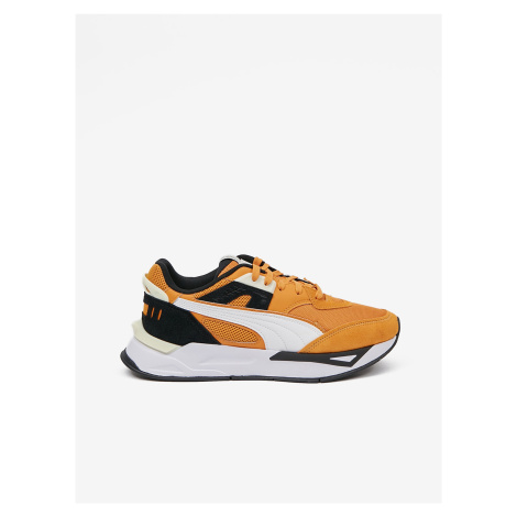 Oranžové pánské tenisky se semišovými detaily Puma Mirage Sport Remix
