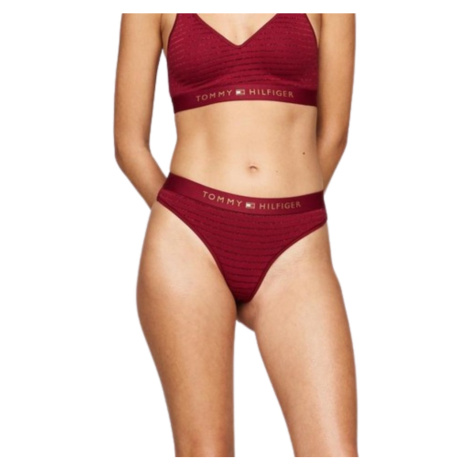 Dámská tanga Tommy Hilfiger UW05589 | vínová