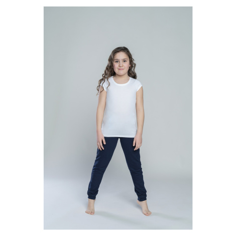 Dívčí tričko Tola s krátkým rukávem - bílé Italian Fashion
