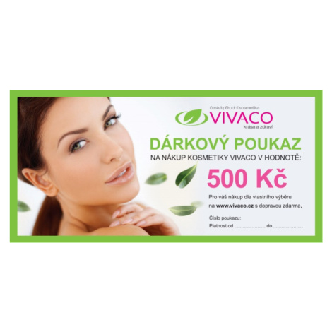 Vivaco Dárkový poukaz v hodnotě 500 Kč